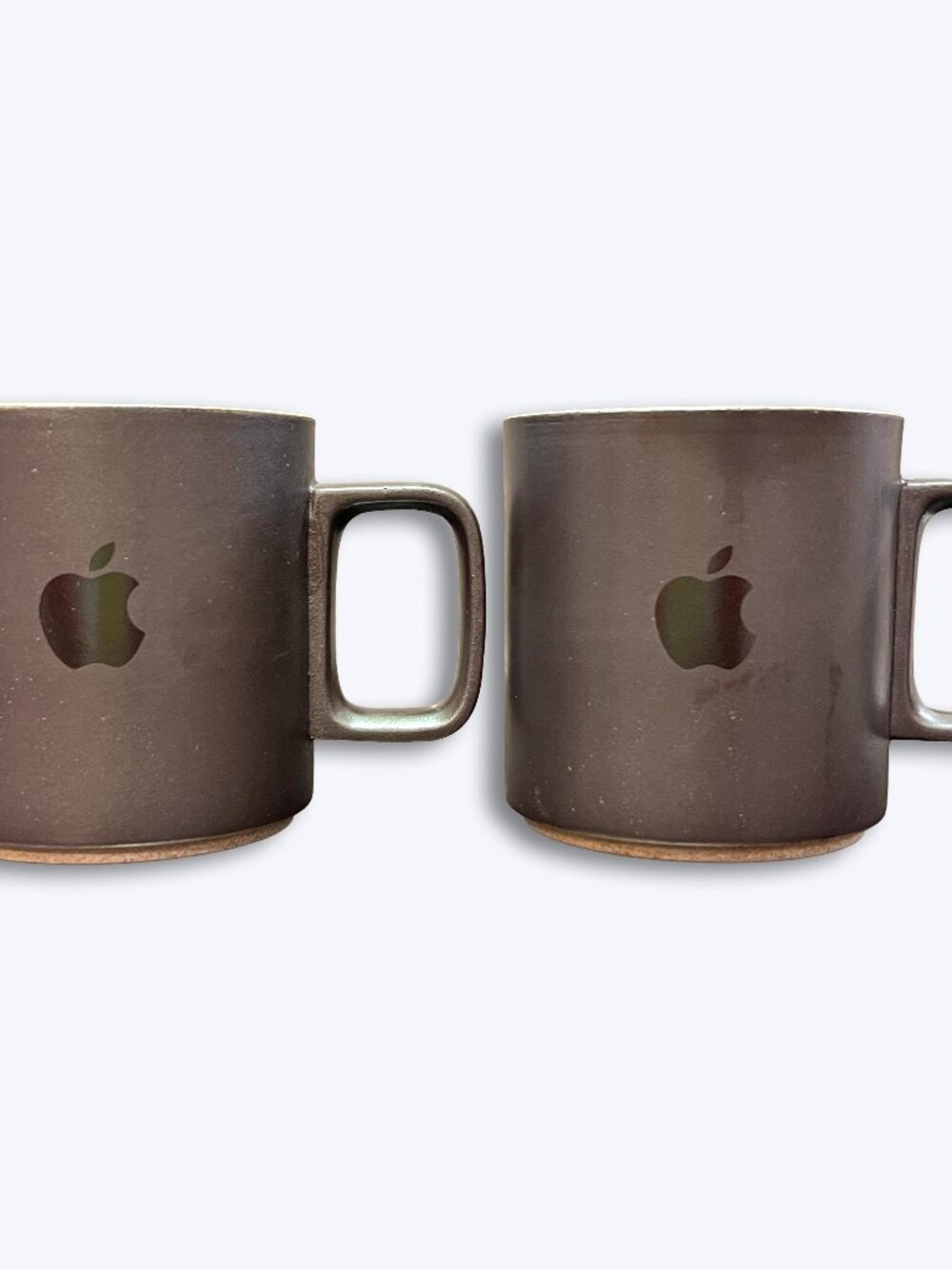 Apple Park Visitor Center Exclusive Hasami Porcelain Black Coffee Mug Set 2 13oz